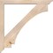 Ekena Millwork Imperial Traditional Smooth Bracket w/ Offset Brace, Douglas Fir, 5 1/2"W x 48"D x 48"H BKT0604X48X48IMP01SDF - alternate 4